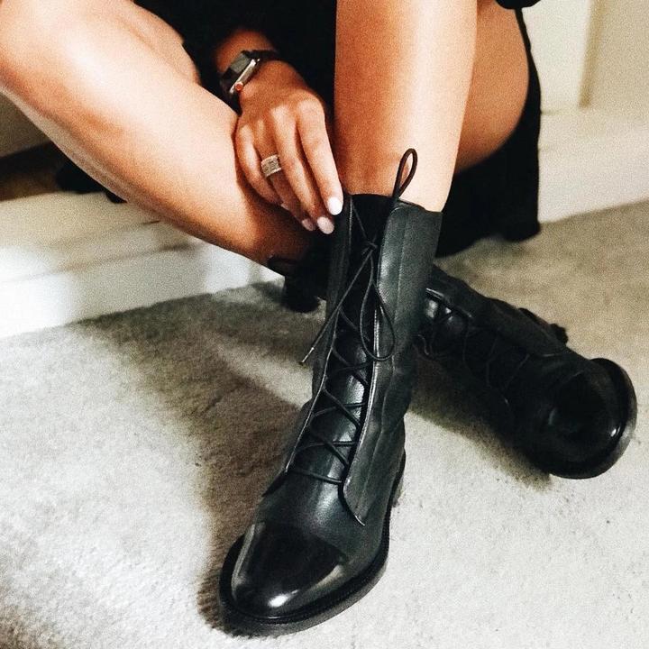 Sophia | Elegant Lace Up Ankle Boots