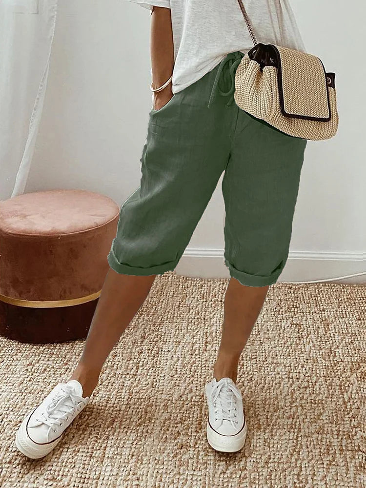 Corinne | Relaxed Drawstring Shorts