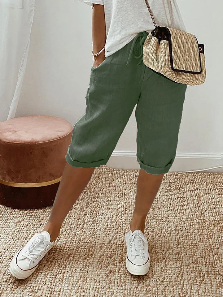 Corinne | Relaxed Drawstring Shorts