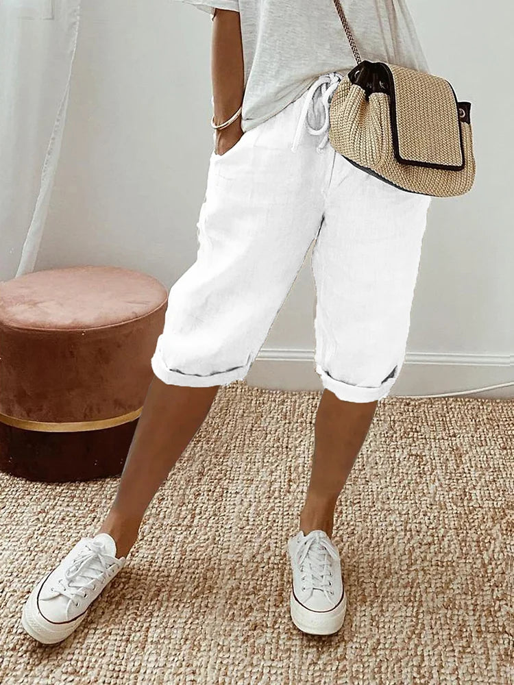 Corinne | Relaxed Drawstring Shorts