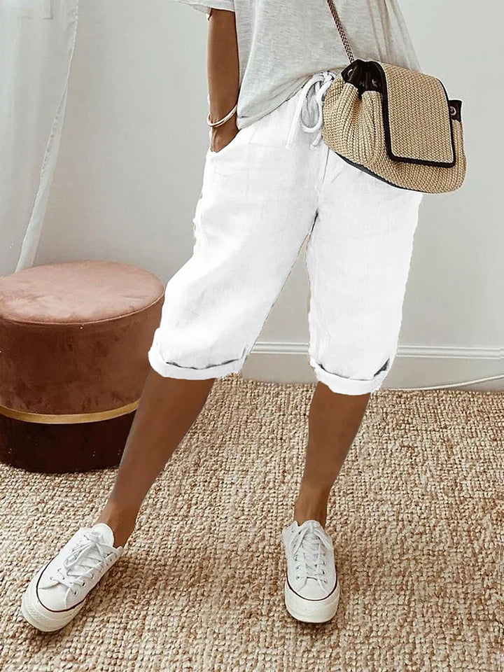 Corinne | Relaxed Drawstring Shorts