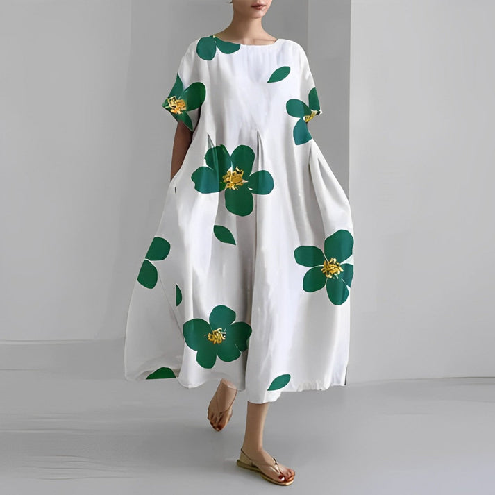 Simone | Casual Floral Midi Dress
