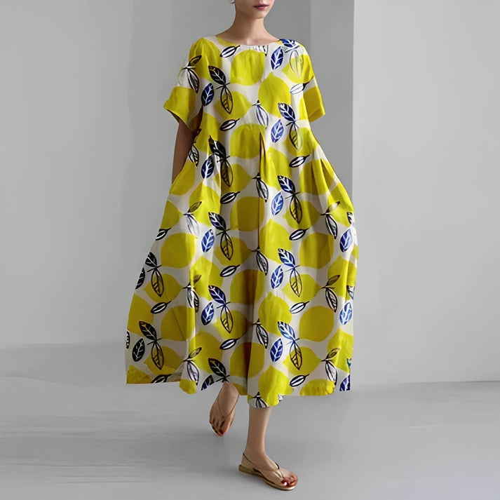 Simone | Casual Floral Midi Dress