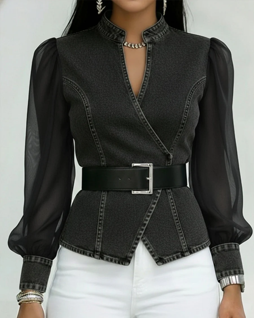 Adeline | Tailored Statement Blouse