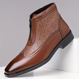 Harrison | Refined Textured Ankle Boots