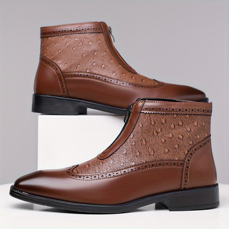 Harrison | Refined Textured Ankle Boots