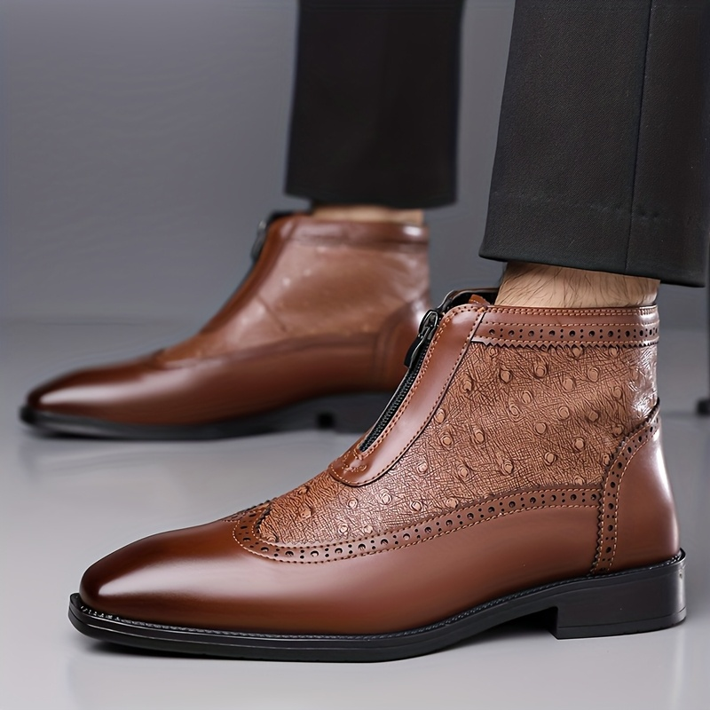 Harrison | Refined Textured Ankle Boots