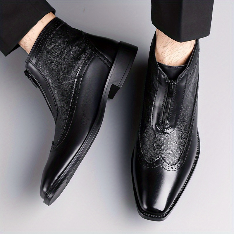 Harrison | Refined Textured Ankle Boots