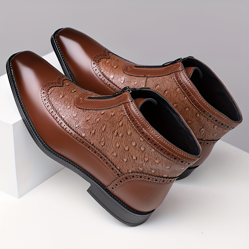Harrison | Refined Textured Ankle Boots