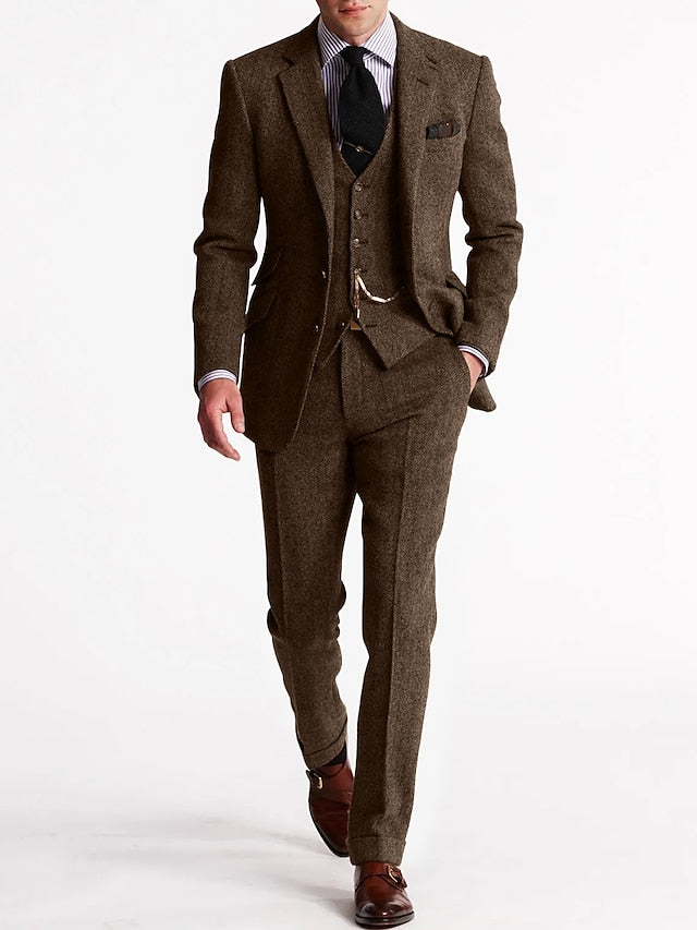 Percival | Tweed Three Piece Suit