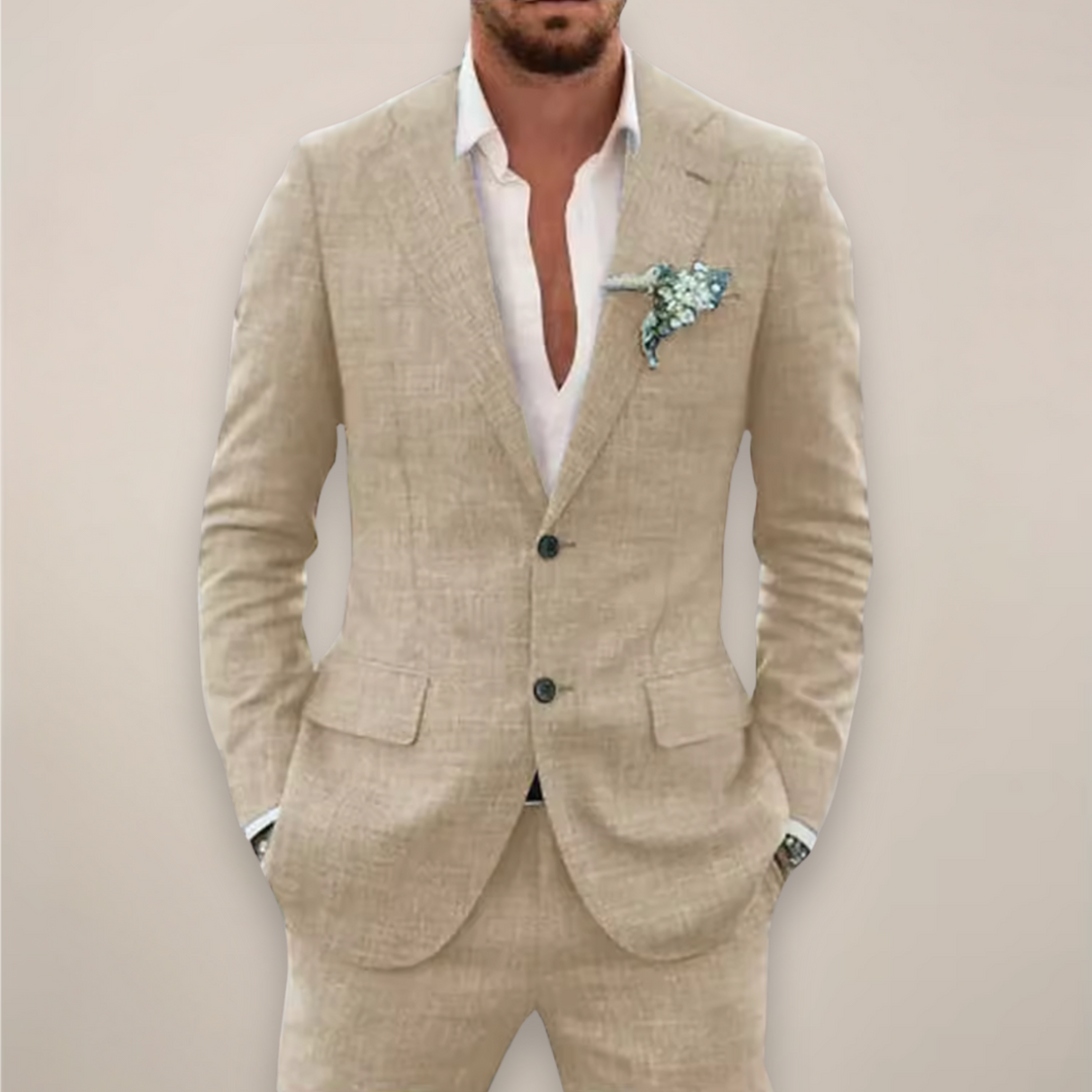 Rhett | Refined Single-Breasted Two-Piece Set