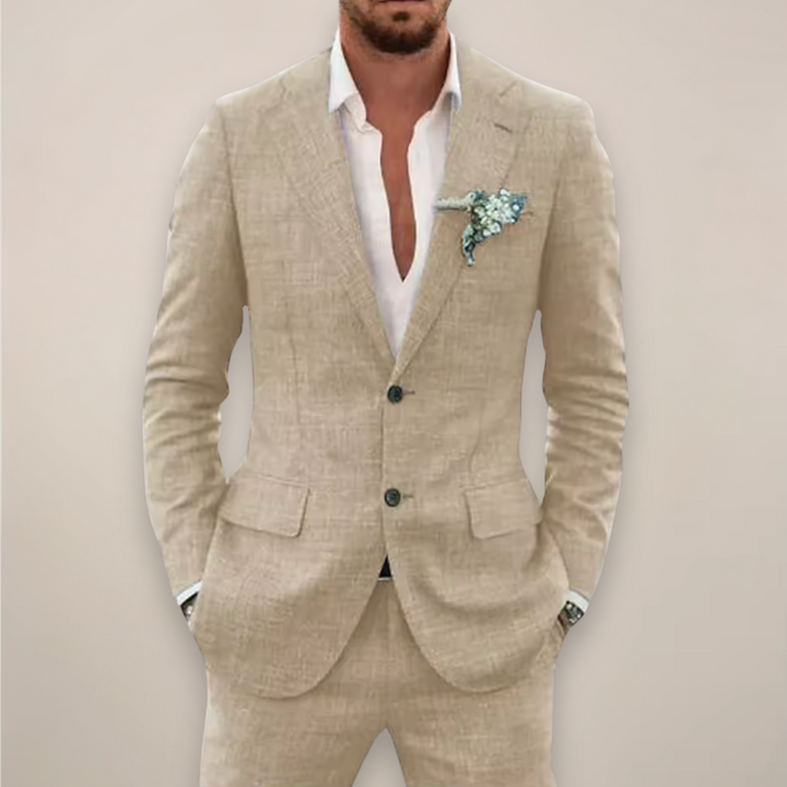 Rhett | Refined Single-Breasted Two-Piece Set