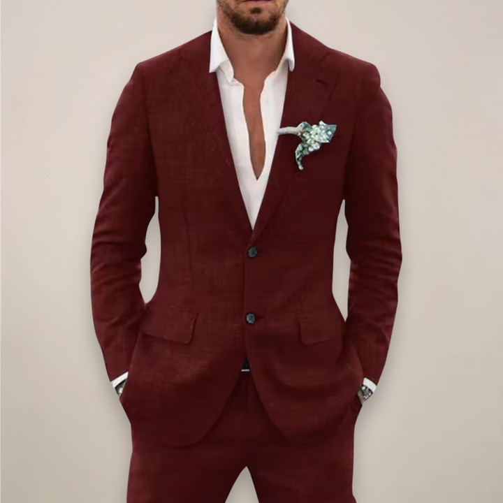 Rhett | Refined Single-Breasted Two-Piece Set
