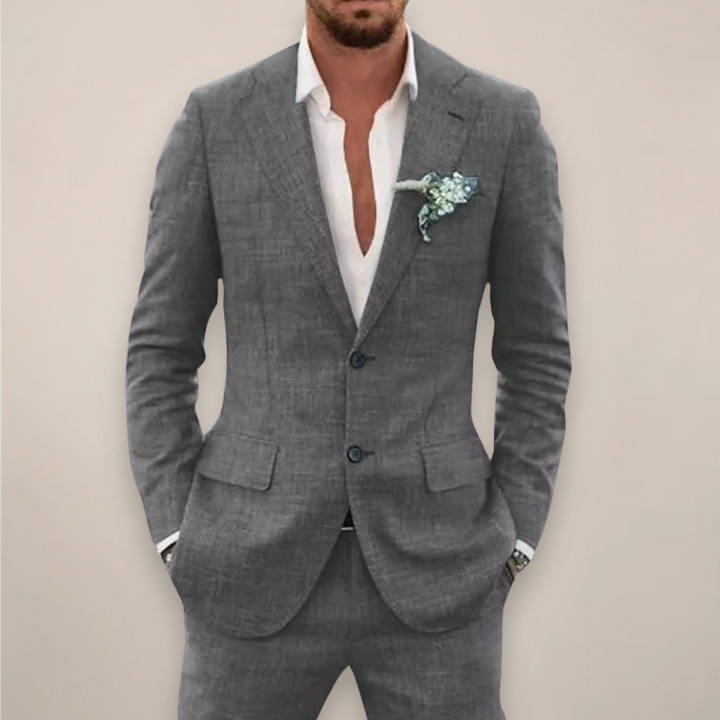 Rhett | Refined Single-Breasted Two-Piece Set