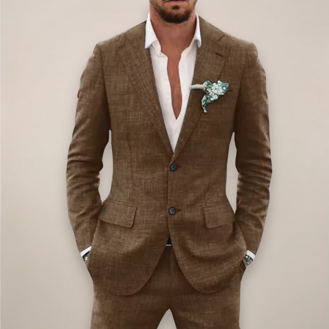 Rhett | Refined Single-Breasted Two-Piece Set