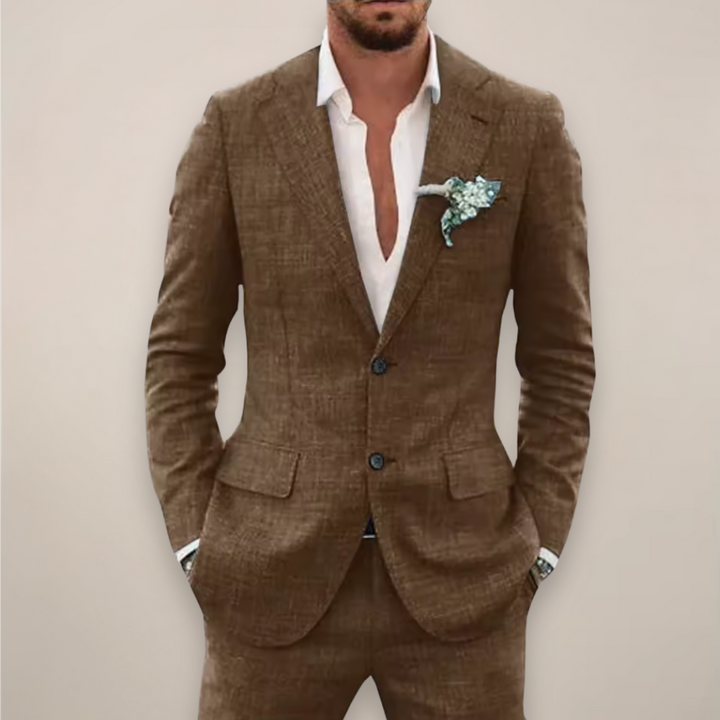 Rhett | Refined Single-Breasted Two-Piece Set