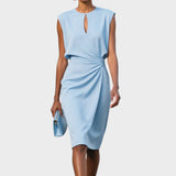 Laurena | Elegant Flowing Midi Dress