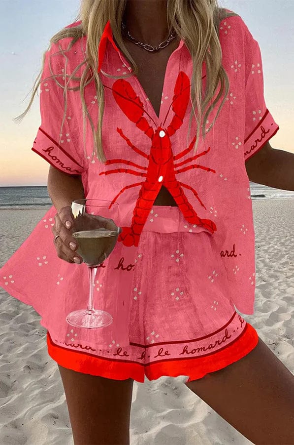 Marlowe | Breezy Printed Two-Piece Set