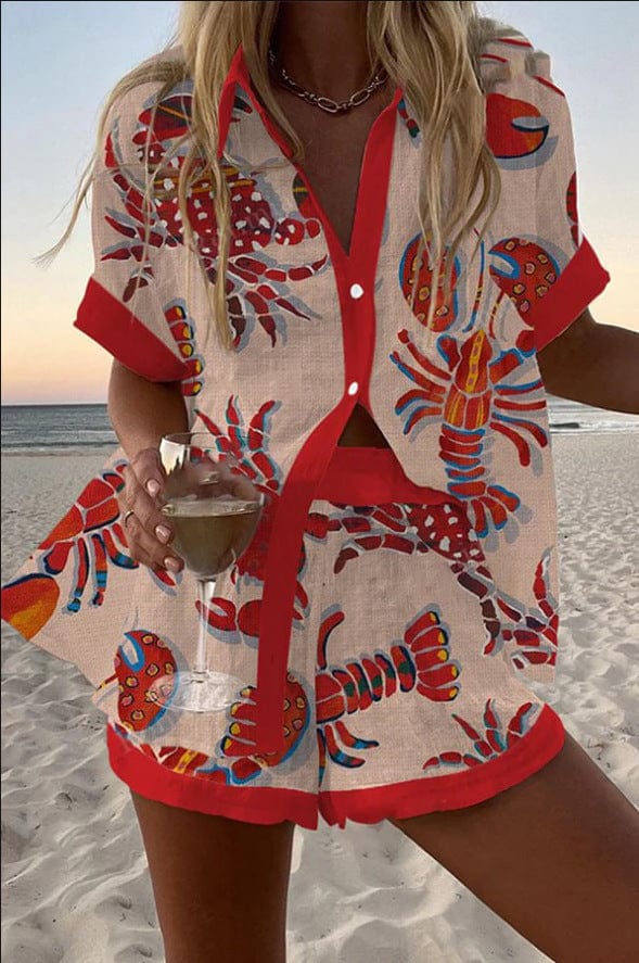 Marlowe | Breezy Printed Two-Piece Set