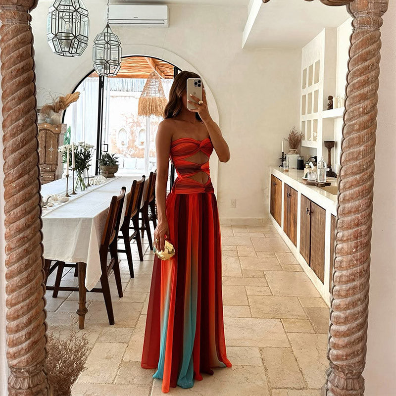 Laney | Classic Strapless Maxi Dress