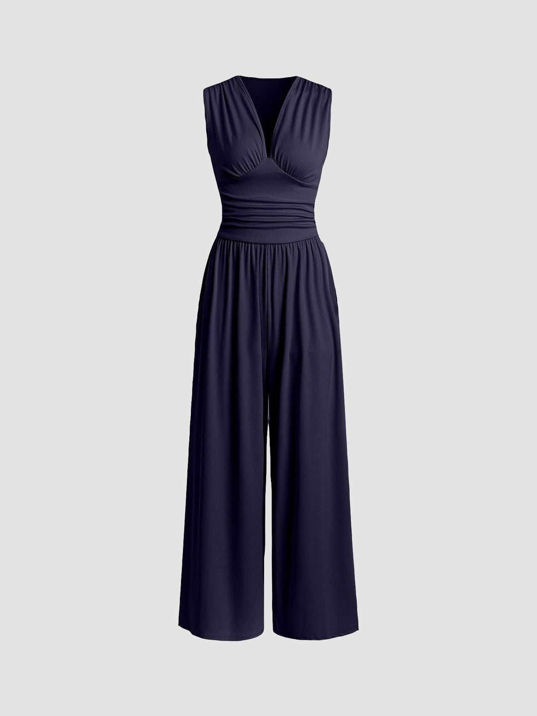 Victoria | Sleeveless Wide Leg Jumpsuit
