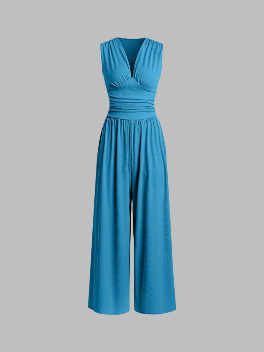 Victoria | Sleeveless Wide Leg Jumpsuit