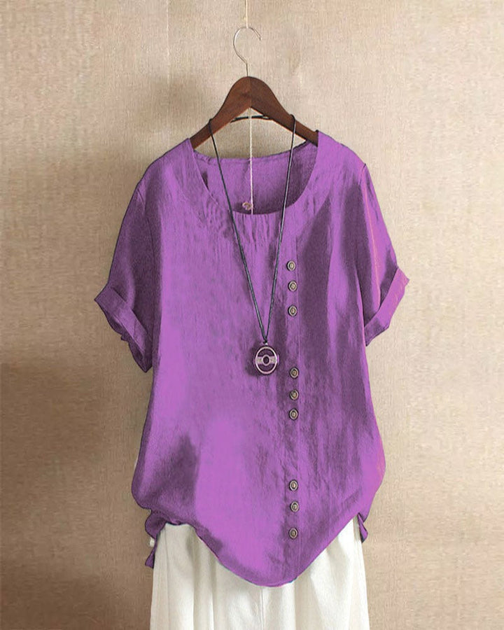 Olivia | Classic Button Detail Blouse