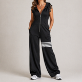 Rebecca | Comfortable Hooded Sleeveless Jumpsuit