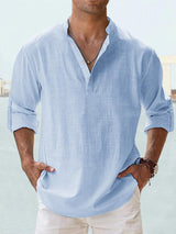 Julian | Relaxed Henley Shirt