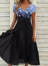 Ariella | Elegant Floral Evening Dress