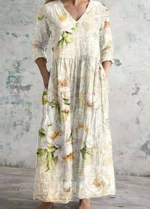 Elara | Light Floral Everyday Dress