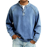 Nolan | Vintage Stand-Collar Henley