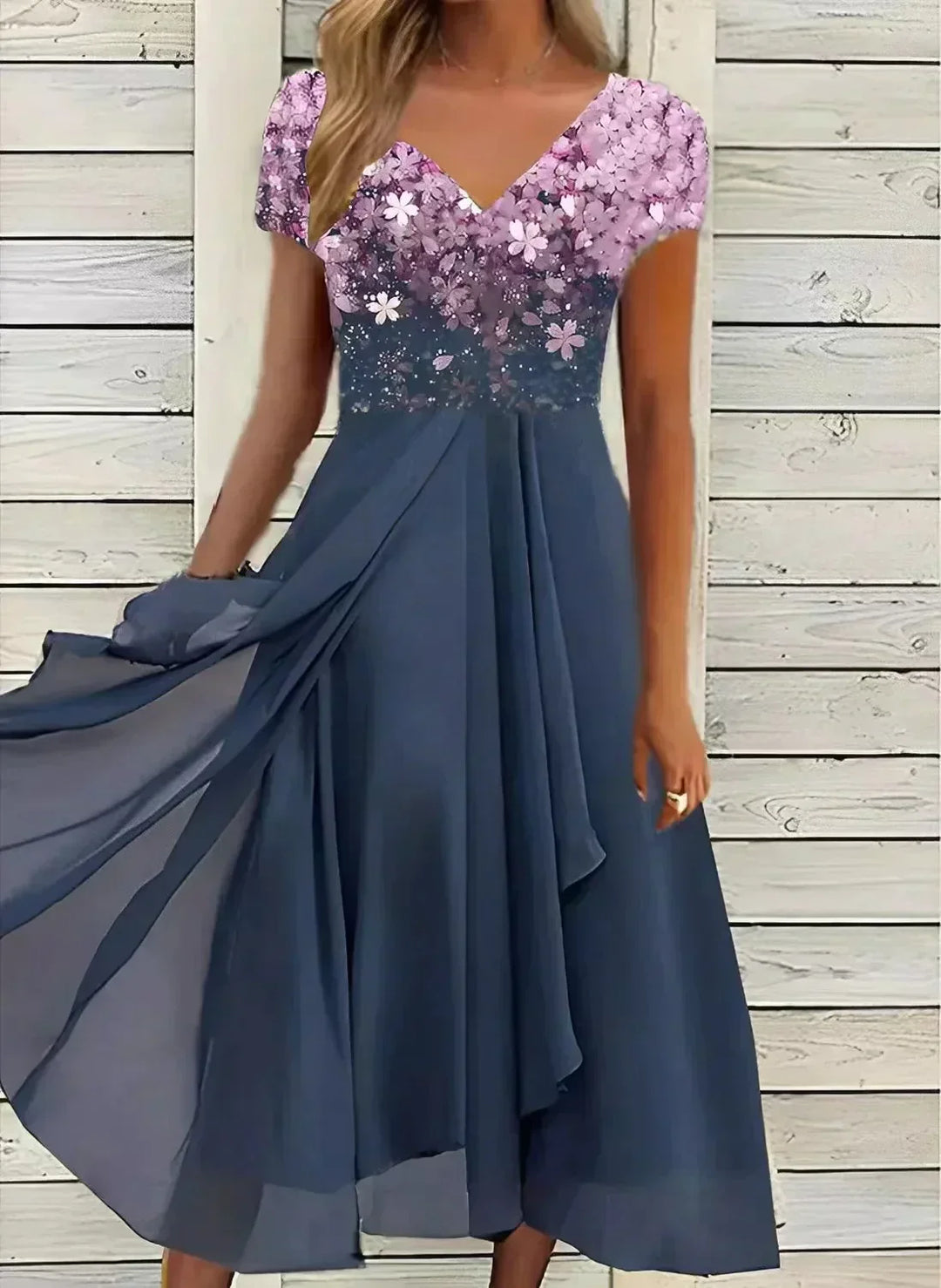 Ariella | Elegant Floral Evening Dress