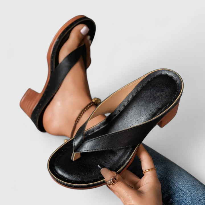 Delilah | Comfort-Cushioned Heeled Sandals