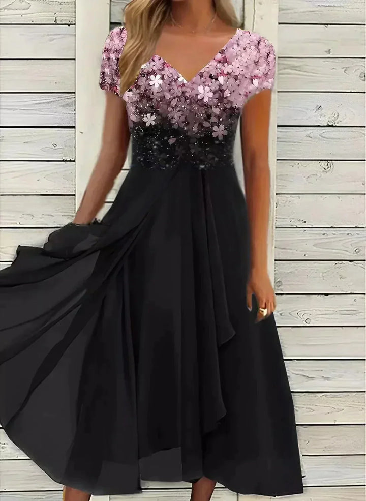 Ariella | Elegant Floral Evening Dress