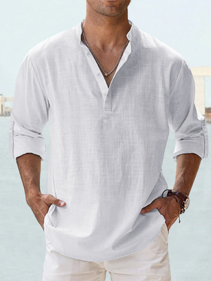 Julian | Relaxed Henley Shirt