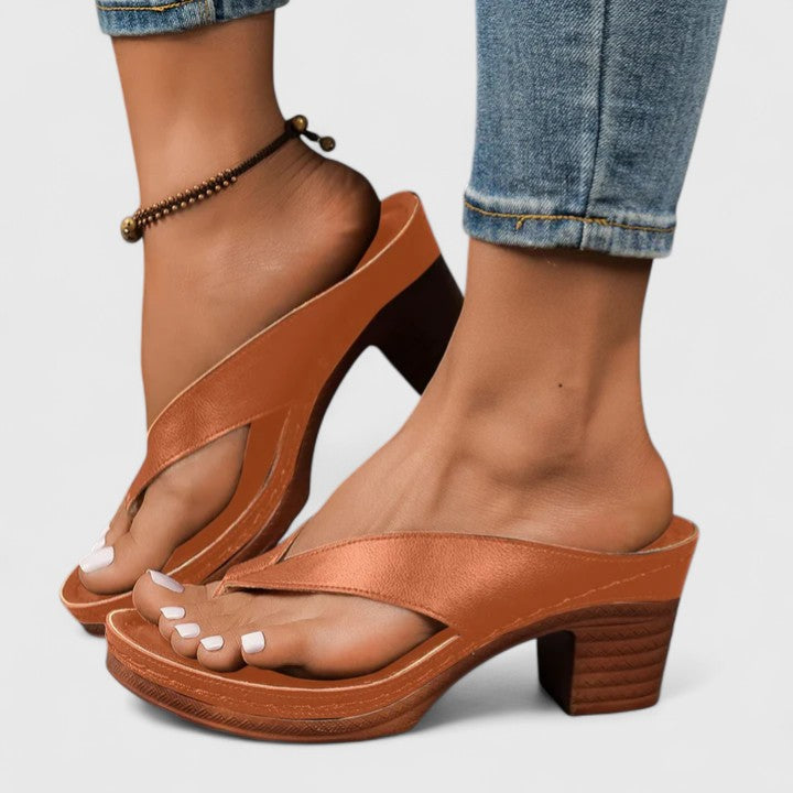 Delilah | Comfort-Cushioned Heeled Sandals