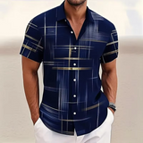 Curtis | Modern Line-Print Shirt