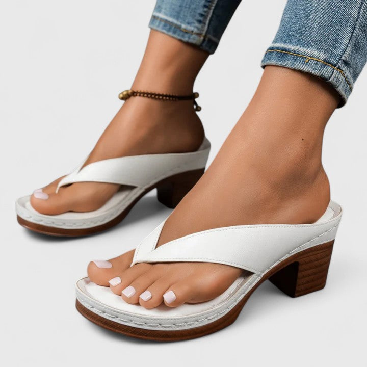 Delilah | Comfort-Cushioned Heeled Sandals