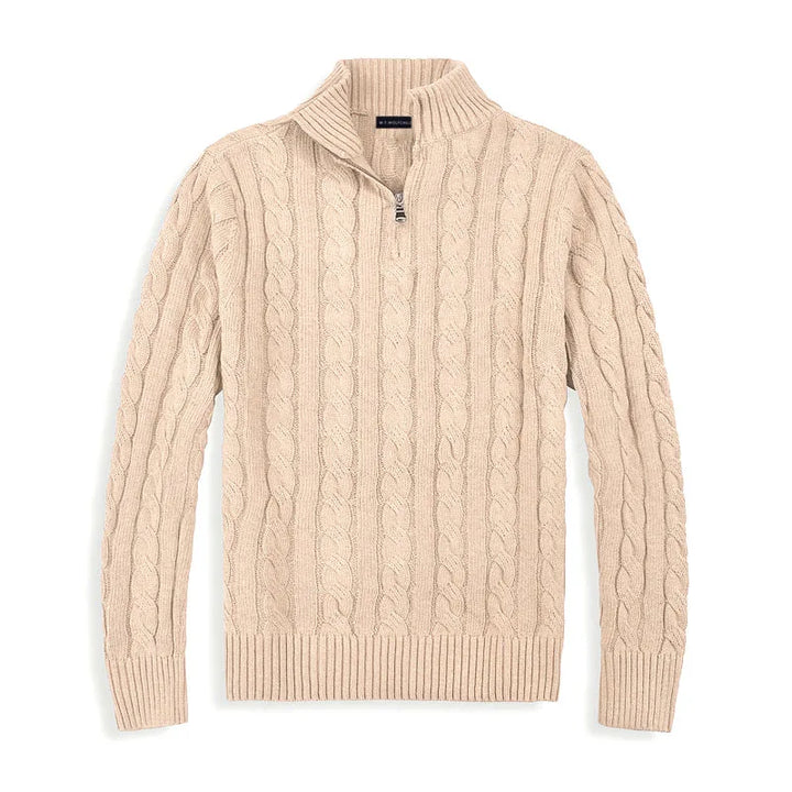 Colyn | Old Money Half-Zip Sweater