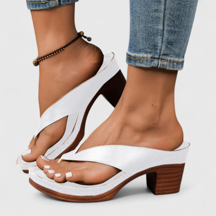 Delilah | Comfort-Cushioned Heeled Sandals