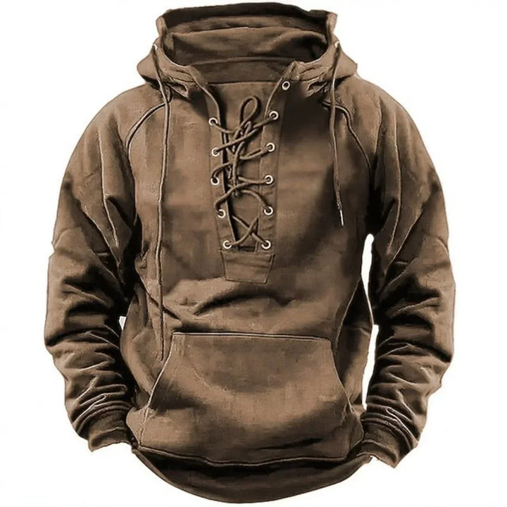 Dawson | Retro Lace-Up Outdoor Hoodie