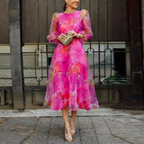 Jenna | Floral Wedding Guest Midi Dress