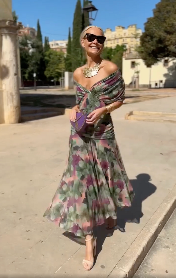 Victoria | Elegant Off Shoulder Dress