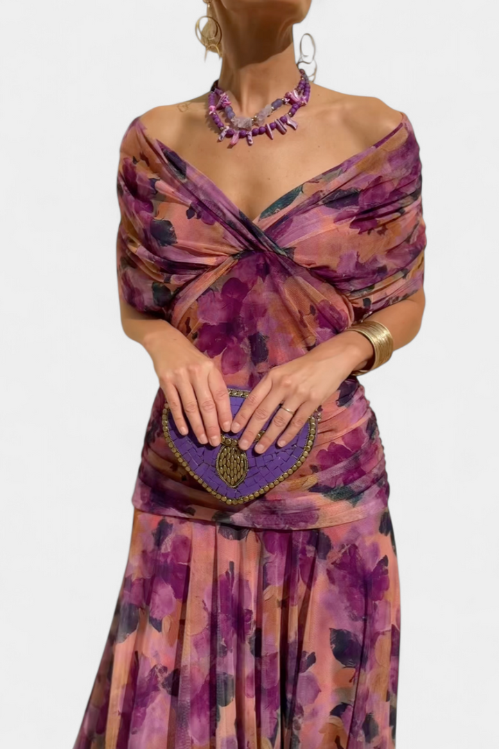 Victoria | Elegant Off Shoulder Dress