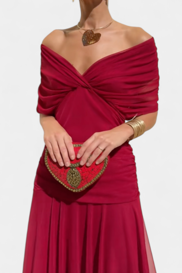 Victoria | Elegant Off Shoulder Dress