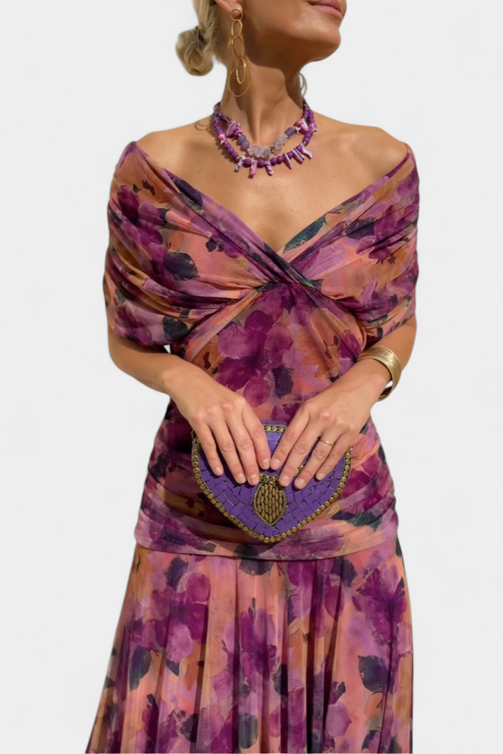 Victoria | Elegant Off Shoulder Dress