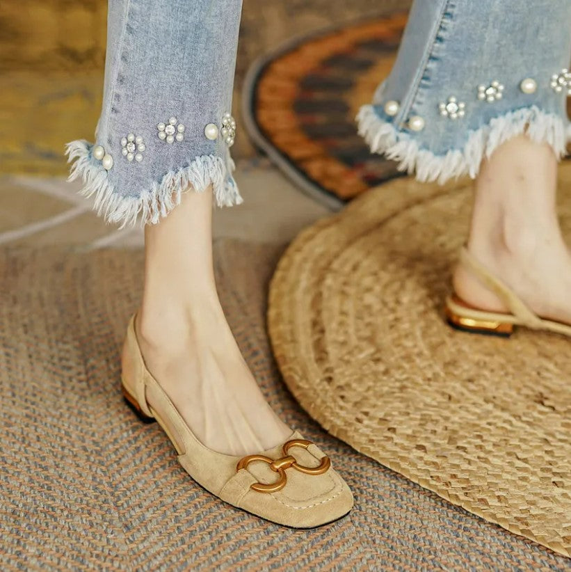 Deborah | Classic Buckle Strap Sandals