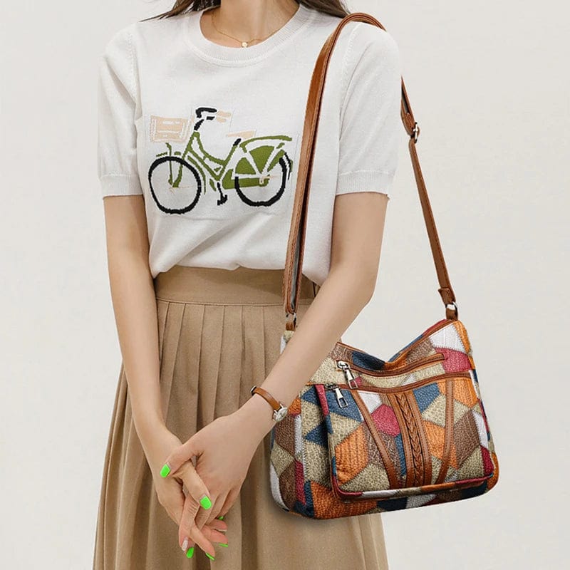 Madeline | Classic Mosaic Handbag