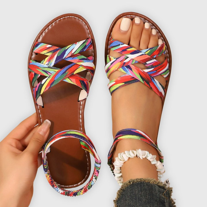 Marisol | Woven Strap Summer Sandals